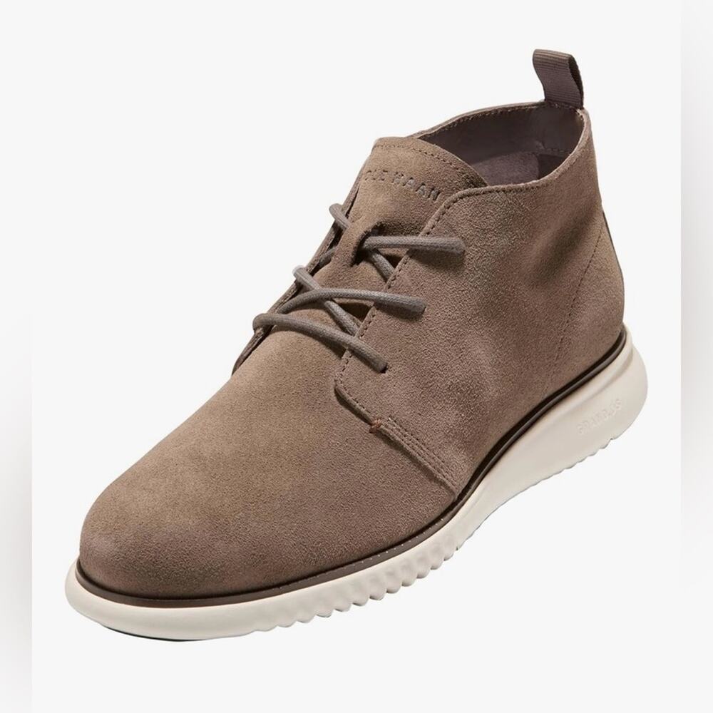 Cole Haan GrandØS Suede Chukka Boots 12M Brown Lightweight Comfort C41008 NWT